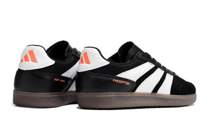 Adidas Predator 24 League IC Indoor & Futsal Soccer Shoes - Black/White/Brown