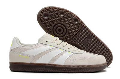 Adidas Predator 24 League IC Indoor & Futsal Soccer Shoes - Grey/Yellow/Brown