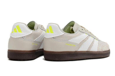 Adidas Predator 24 League IC Indoor & Futsal Soccer Shoes - Grey/Yellow/Brown