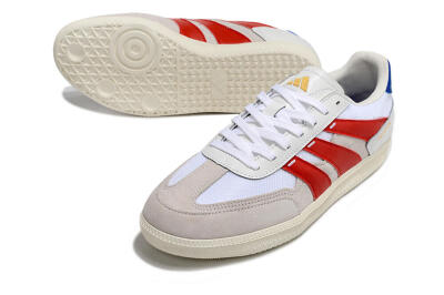 Adidas Predator 24 League IC Indoor & Futsal Soccer Shoes - Grey/White/Red/Blue
