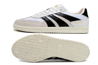 Adidas Predator 24 League IC Indoor & Futsal Soccer Shoes - Grey/White/Black