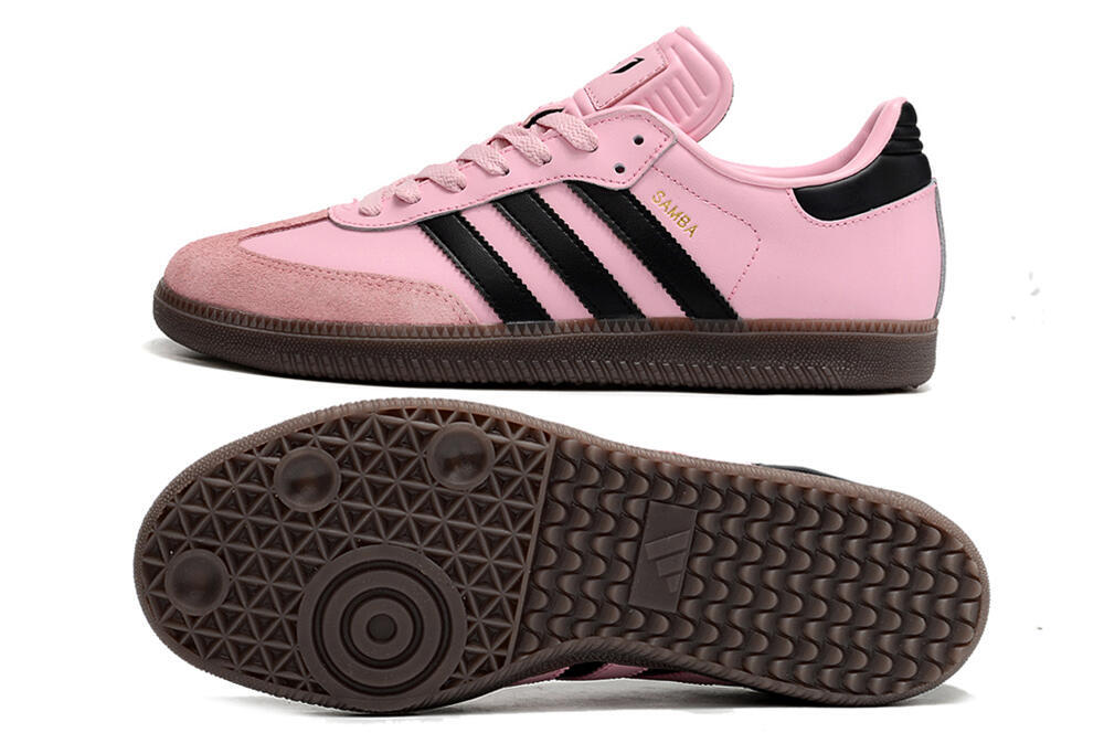 Adidas Samba Messi IC Indoor & Futsal Soccer Shoes - Pink/Black/Brown 0