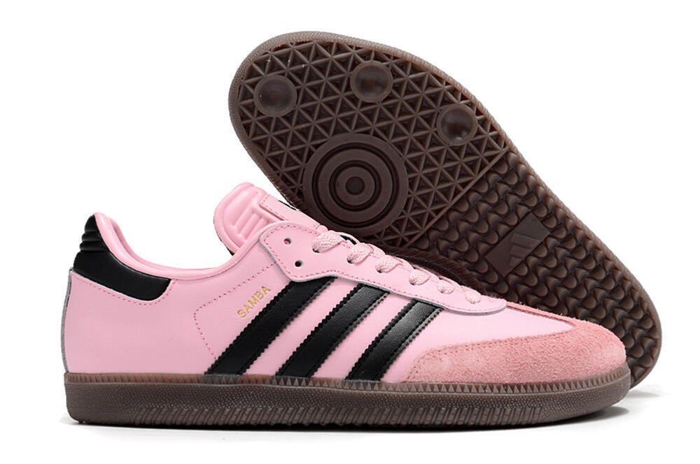 Adidas Samba Messi IC Indoor & Futsal Soccer Shoes - Pink/Black/Brown 1