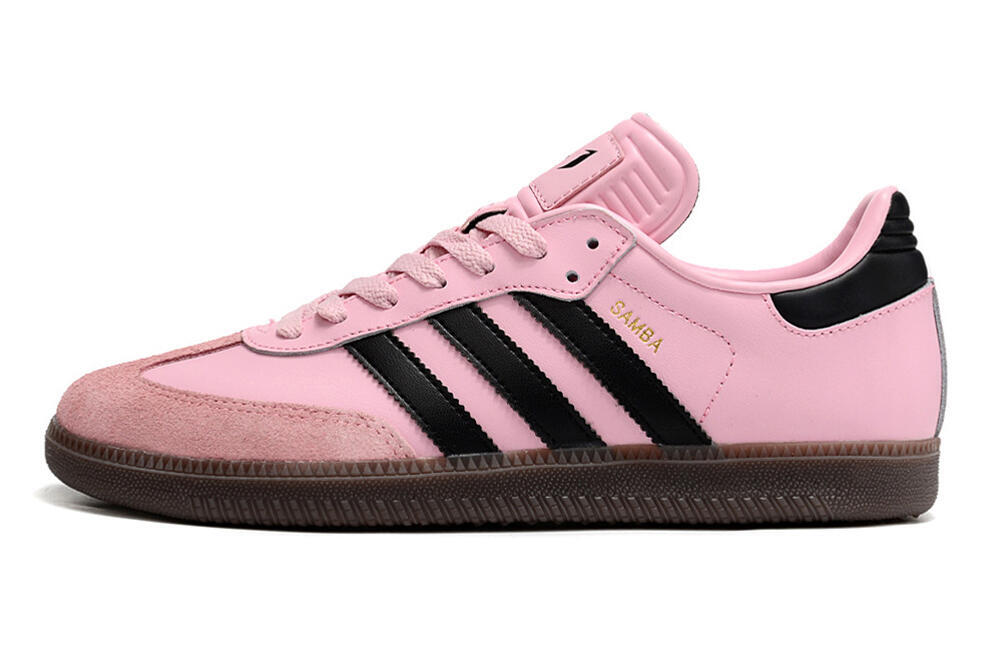 Adidas Samba Messi IC Indoor & Futsal Soccer Shoes - Pink/Black/Brown 2