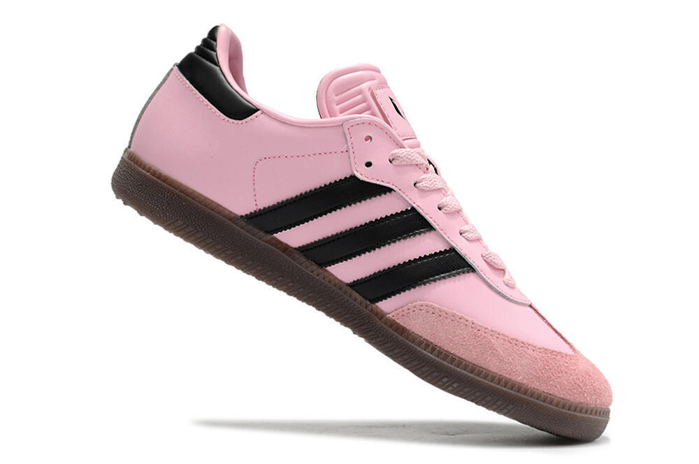 Adidas Samba Messi IC Indoor & Futsal Soccer Shoes - Pink/Black/Brown 4