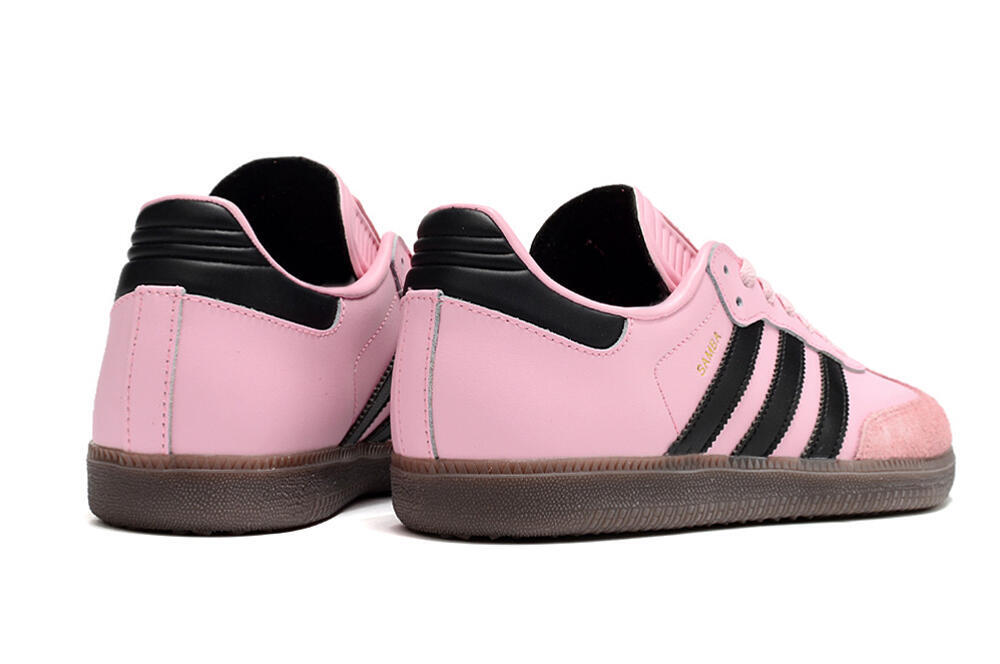 Adidas Samba Messi IC Indoor & Futsal Soccer Shoes - Pink/Black/Brown 6