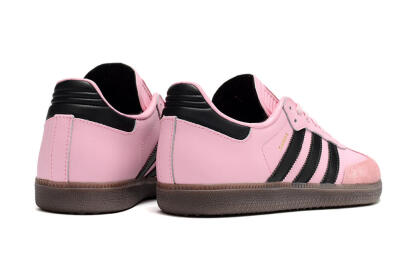 Adidas Samba Messi IC Indoor & Futsal Soccer Shoes - Pink/Black/Brown