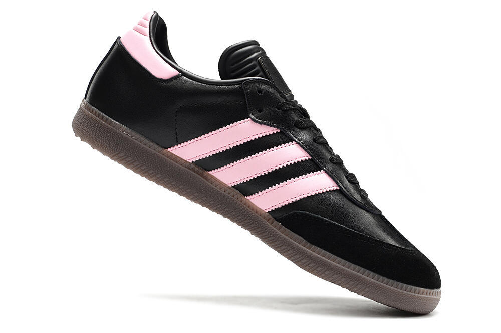 Adidas Samba Messi IC Indoor & Futsal Soccer Shoes - Black/Pink/Brown 4