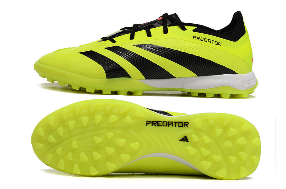 Adidas Predator 24 Elite TF Artificial Turf Soccer Shoes - Yellow/Black/White 0