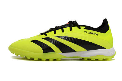 Adidas Predator 24 Elite TF Artificial Turf Soccer Shoes - Yellow/Black/White