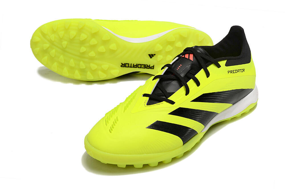 Adidas Predator 24 Elite TF Artificial Turf Soccer Shoes - Yellow/Black/White 3