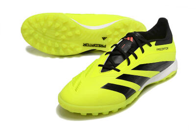 Adidas Predator 24 Elite TF Artificial Turf Soccer Shoes - Yellow/Black/White