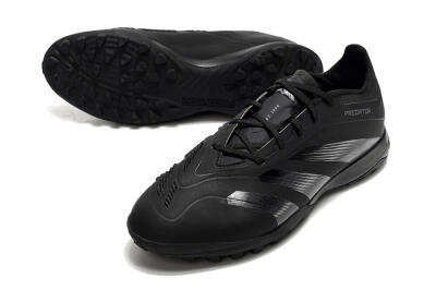 Adidas Predator 24 Elite TF Artificial Turf Soccer Shoes - Black/Silver/Black