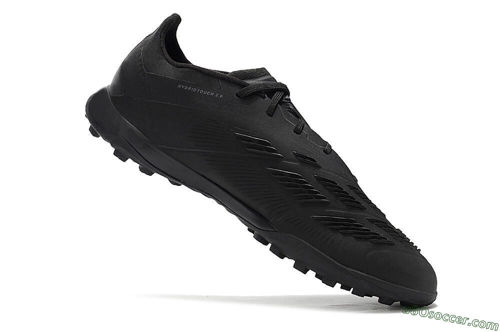 Adidas Predator 24 Elite TF Artificial Turf Soccer Shoes - Black/Silver/Black 4