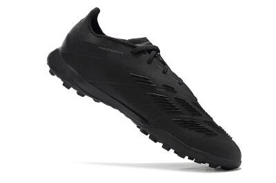 Adidas Predator 24 Elite TF Artificial Turf Soccer Shoes - Black/Silver/Black