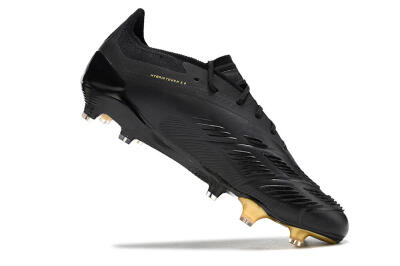 Adidas Predator 24 Elite FG Firm Ground Soccer Cleats - Black/Gold