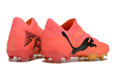 Puma Future 7 Ultimate FG Firm Ground Soccer Cleats - Pink/Black/Yellow