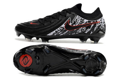Nike Phantom Luna Elite NU FG Firm Ground Soccer Cleats - Black/Red/White