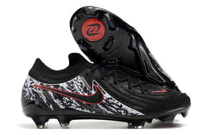 Nike Phantom Luna Elite NU FG Firm Ground Soccer Cleats - Black/Red/White