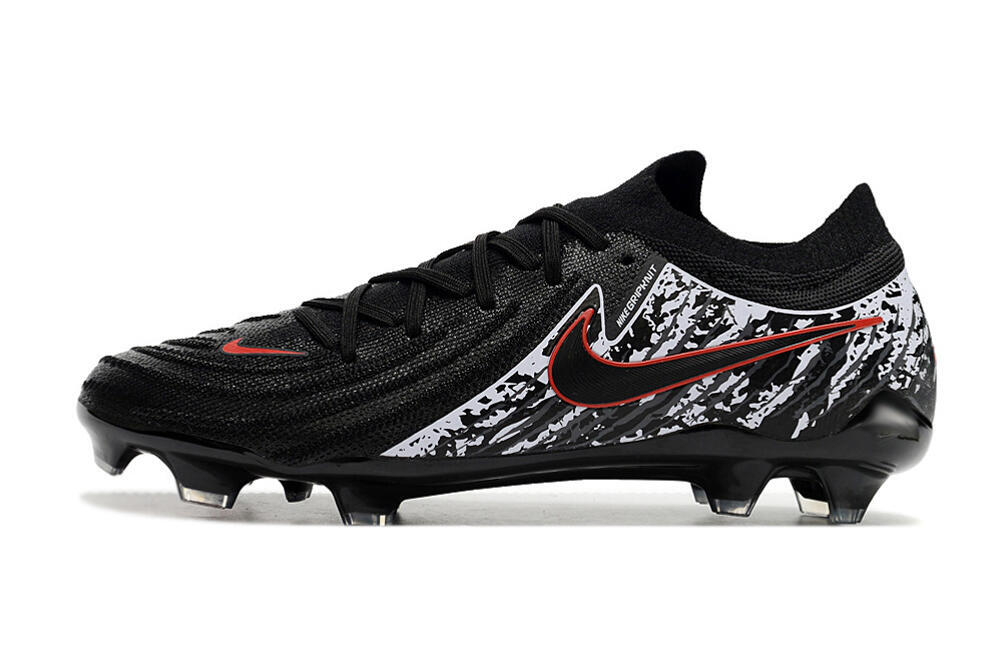 Nike Phantom Luna Elite NU FG Firm Ground Soccer Cleats - Black/Red/White 2