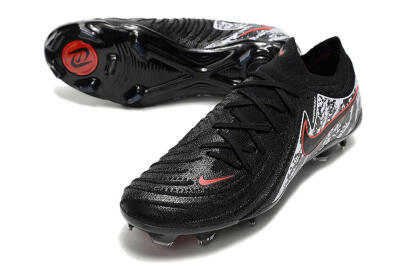 Nike Phantom Luna Elite NU FG Firm Ground Soccer Cleats - Black/Red/White