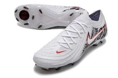 Nike Phantom Luna Elite NU FG Firm Ground Soccer Cleats - White/Red/Black