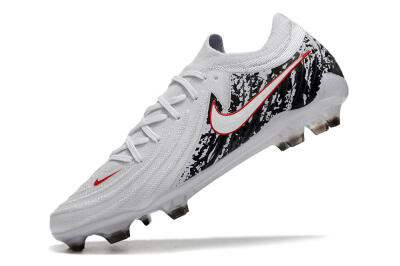 Nike Phantom Luna Elite NU FG Firm Ground Soccer Cleats - White/Red/Black