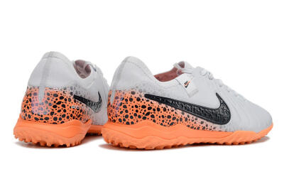 Nike Tiempo Legend 10 Pro TF Artificial Turf Soccer Shoes - White/Black/Orange