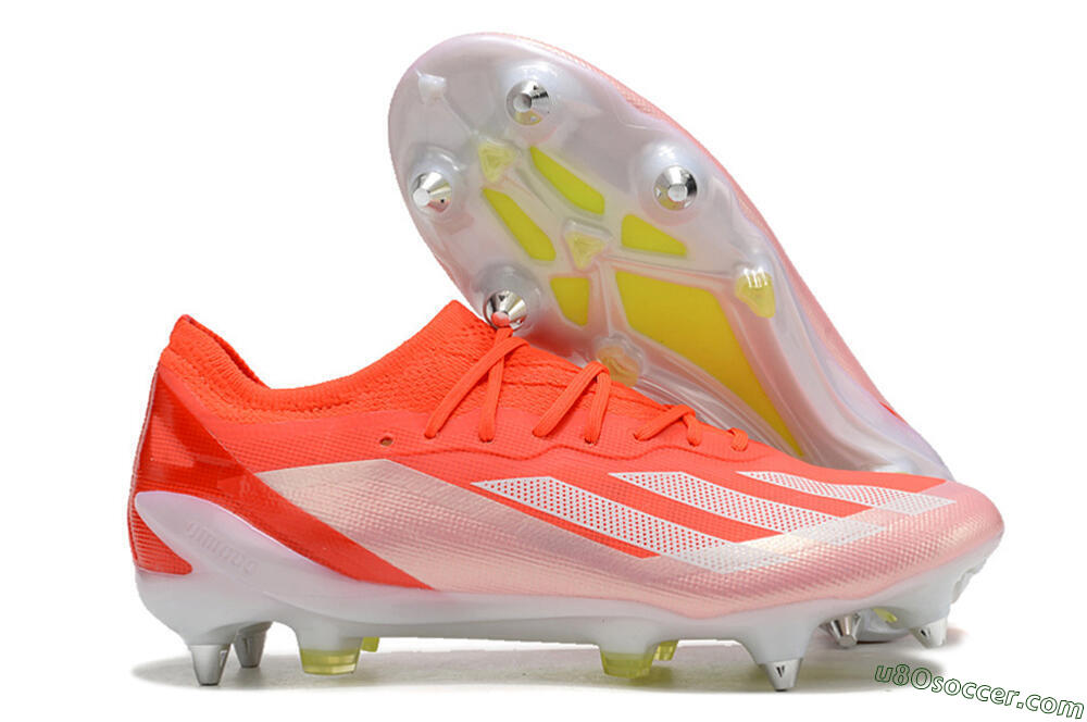 Adidas X Crazyfast.1 SG Soft Ground Soccer Cleats - Red/White/Yellow 1