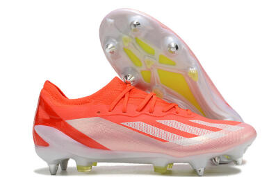 Adidas X Crazyfast.1 SG Soft Ground Soccer Cleats - Red/White/Yellow