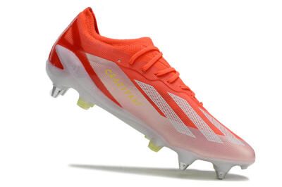 Adidas X Crazyfast.1 SG Soft Ground Soccer Cleats - Red/White/Yellow