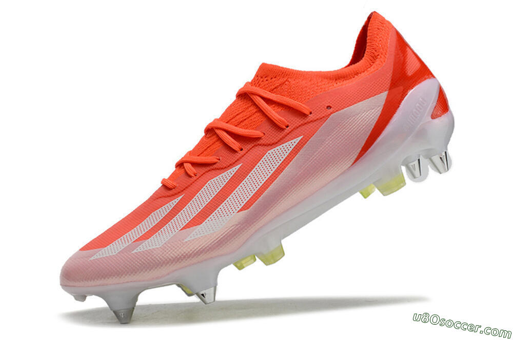 Adidas X Crazyfast.1 SG Soft Ground Soccer Cleats - Red/White/Yellow 5