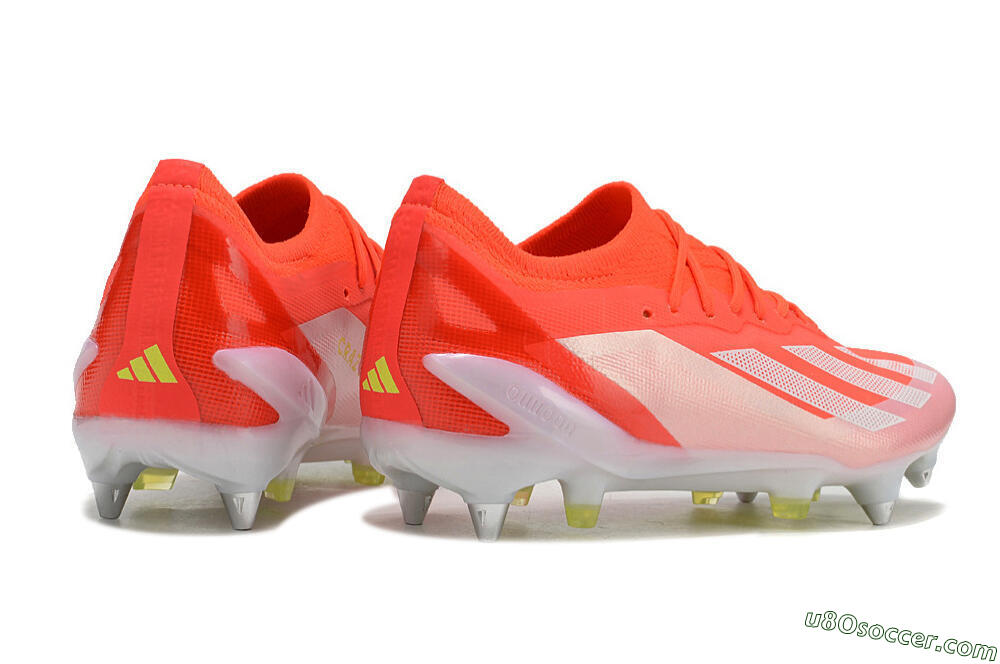 Adidas X Crazyfast.1 SG Soft Ground Soccer Cleats - Red/White/Yellow 6