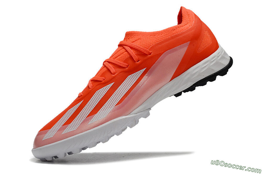 Adidas X Crazyfast.1 TF Artificial Turf Soccer Shoes - Red/White/Black 5