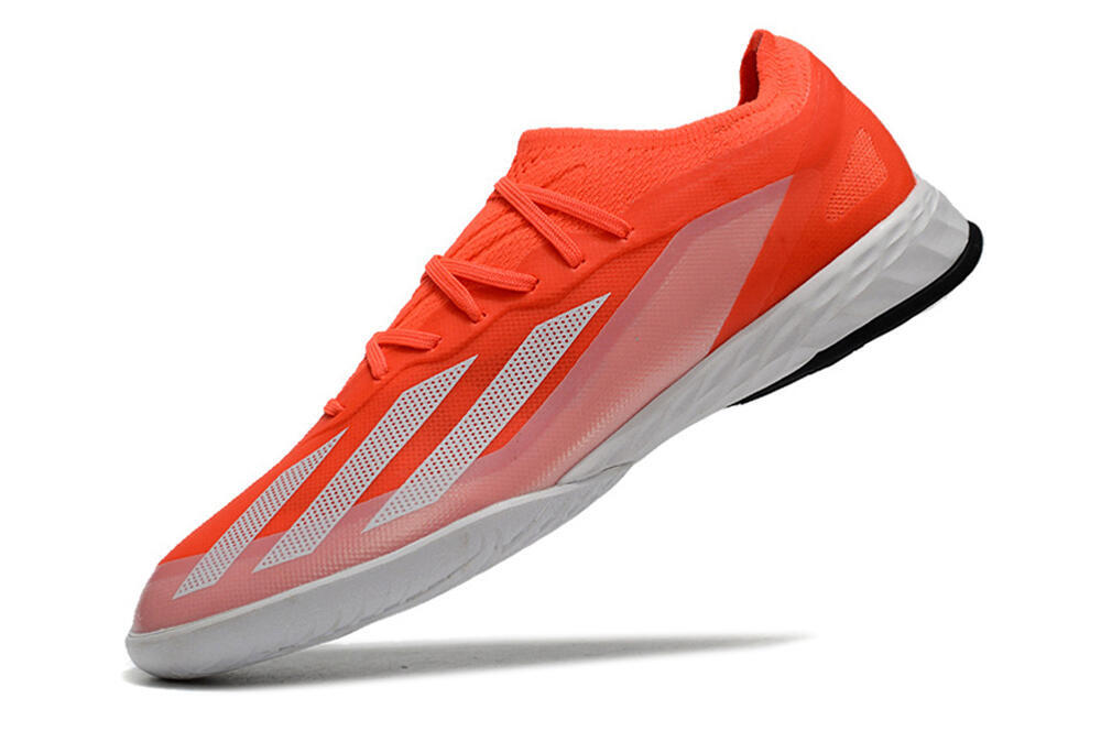 Adidas X Crazyfast.1 IC Indoor & Futsal Soccer Shoes - Red/White/Black 5