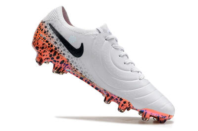 Nike Tiempo Legend 10 Elite FG Firm Ground Soccer Cleats - White/Black/Leopard/Gold