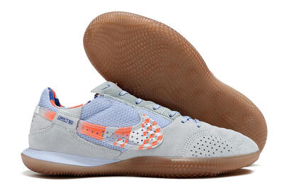 Nike Street Gato IC Indoor & Futsal Soccer Shoes - Grey/Blue/Red/White