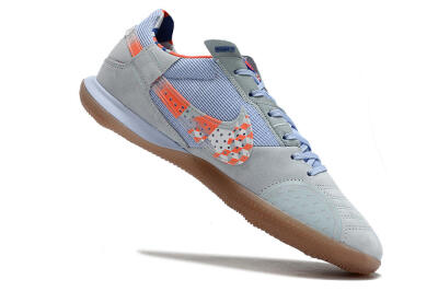 Nike Street Gato IC Indoor & Futsal Soccer Shoes - Grey/Blue/Red/White