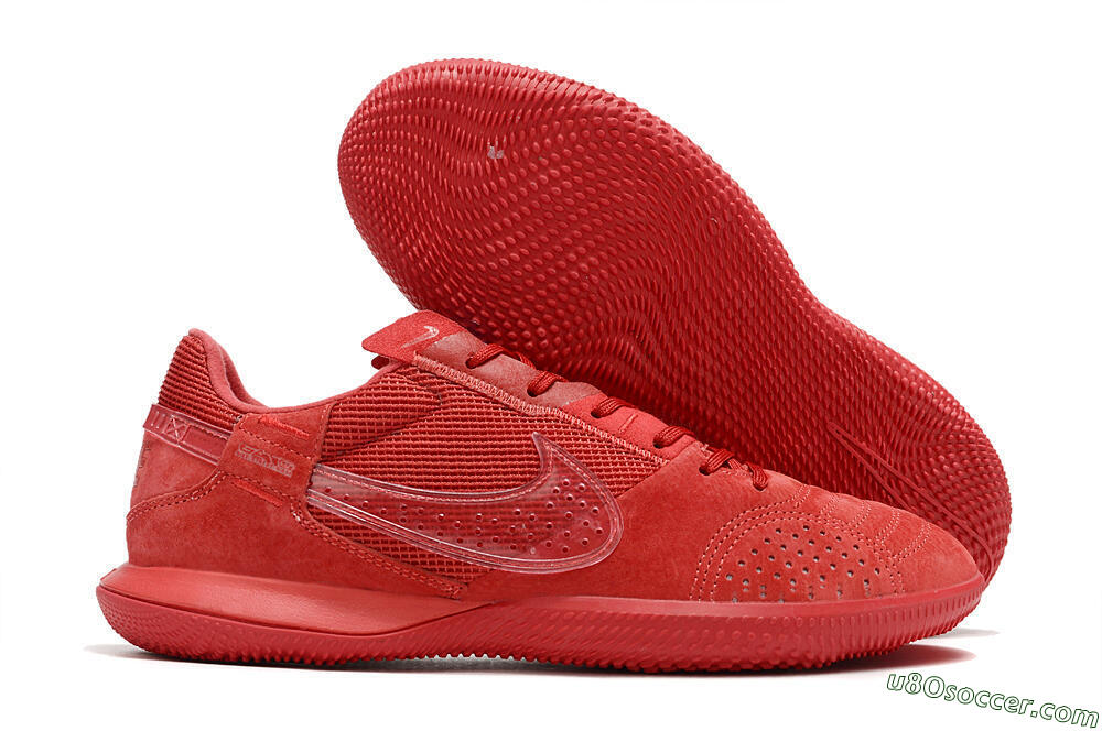 Nike Street Gato IC Indoor & Futsal Soccer Shoes - Red/Red/Red 1