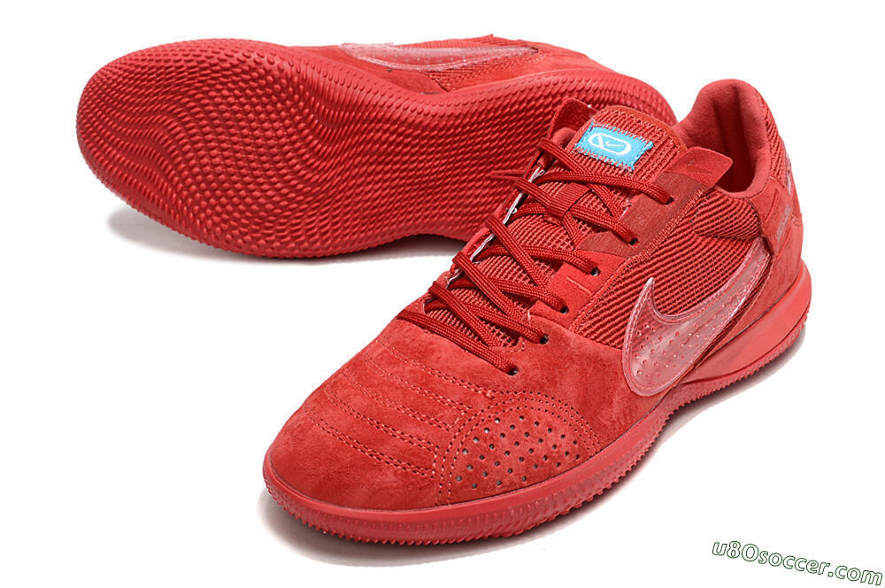 Nike Street Gato IC Indoor & Futsal Soccer Shoes - Red/Red/Red 3