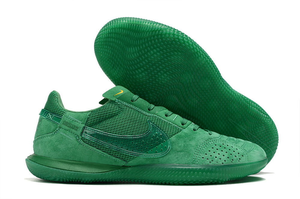 Nike Street Gato IC Indoor & Futsal Soccer Shoes - Green/Green/Green 1