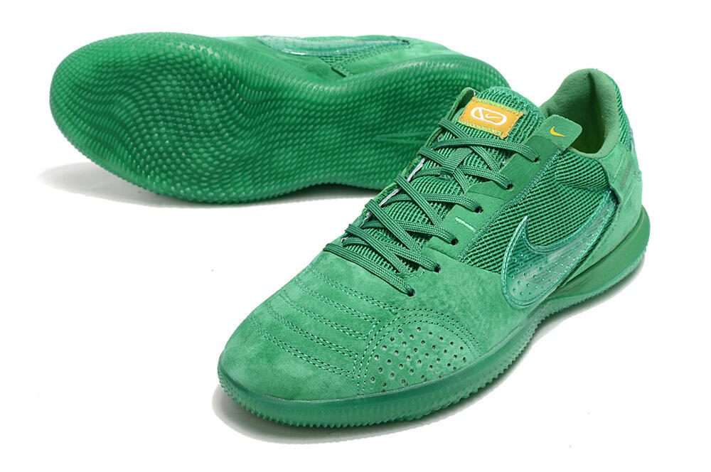 Nike Street Gato IC Indoor & Futsal Soccer Shoes - Green/Green/Green 3