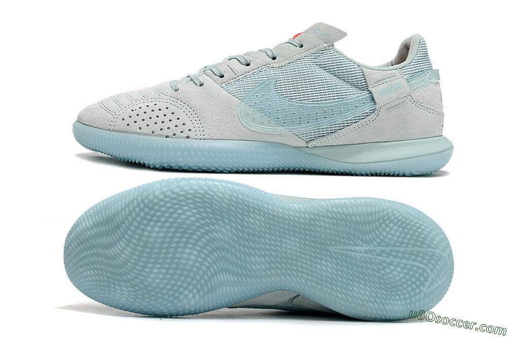 Nike Street Gato IC Indoor & Futsal Soccer Shoes - Blue/Grey/Blue 0