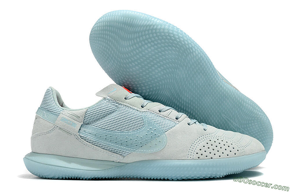 Nike Street Gato IC Indoor & Futsal Soccer Shoes - Blue/Grey/Blue 1