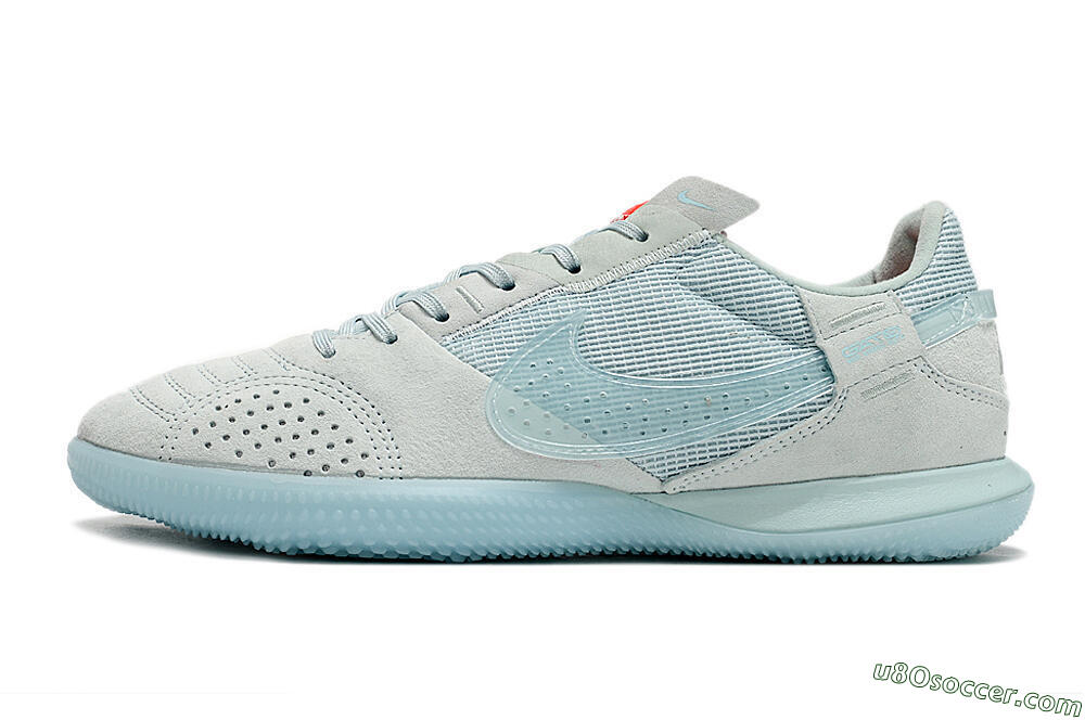 Nike Street Gato IC Indoor & Futsal Soccer Shoes - Blue/Grey/Blue 2