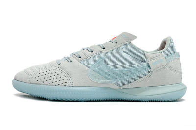 Nike Street Gato IC Indoor & Futsal Soccer Shoes - Blue/Grey/Blue