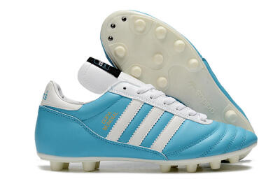 Adidas Copa Mundial FG Firm Ground Soccer Cleats - Blue/White/Gold