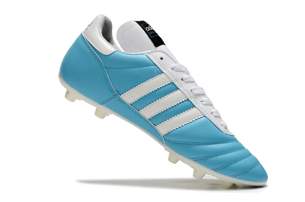 Adidas Copa Mundial FG Firm Ground Soccer Cleats - Blue/White/Gold 4