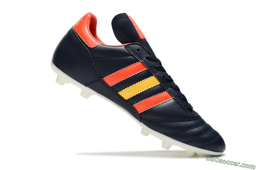 Adidas Copa Mundial FG Firm Ground Soccer Cleats - Black/Red/Yellow 4