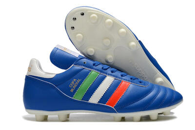 Adidas Copa Mundial FG Firm Ground Soccer Cleats - Blue/Green/White/Red